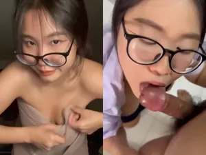 Nữ sinh liếm dương vật đá trứng cút điêu luyện