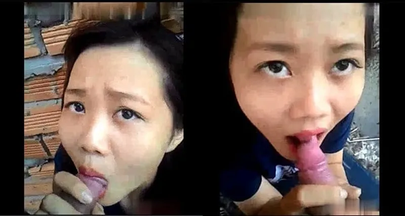 Bồ bú cục thịt ở vườn sau nhà